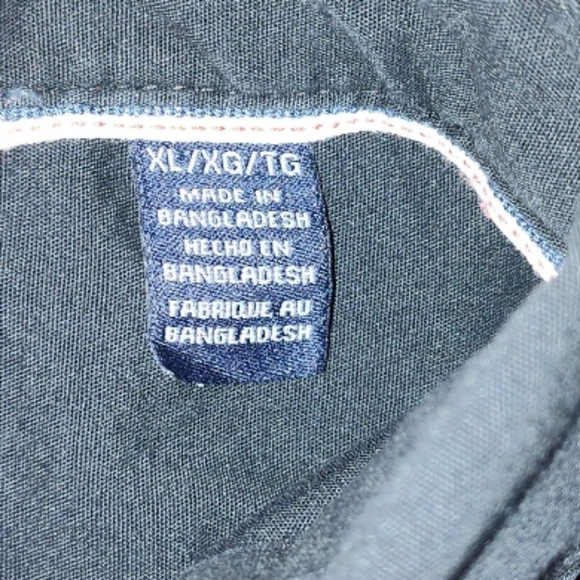 Wranglers Men's Black Short Sleeve Extra Large Button Down Dress Shirt - Picture 3 of 6